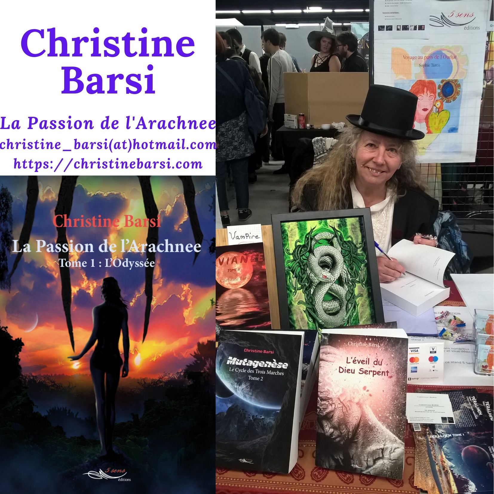 L'auteure Christine Barsi