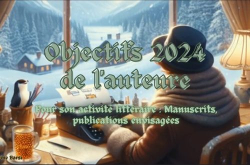 Projets littéraire de l'auteure Christine Barsi pour l'année 2024
