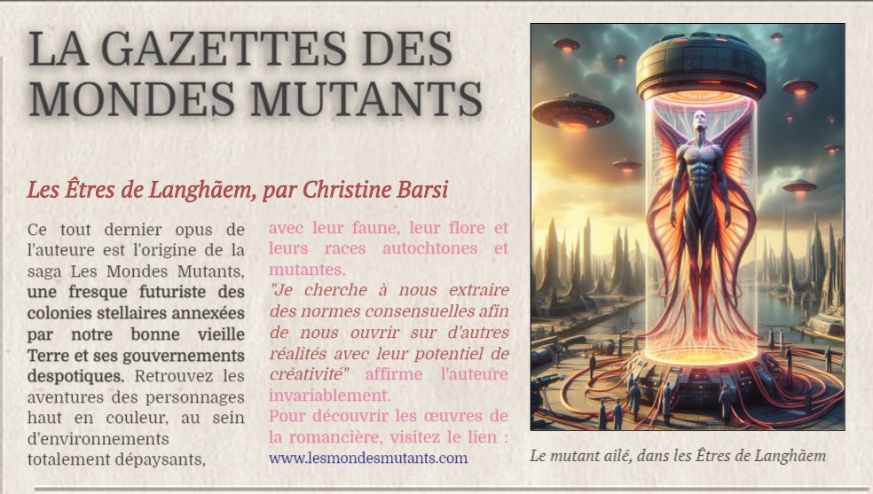 La Gazette Les Mondes Mutants