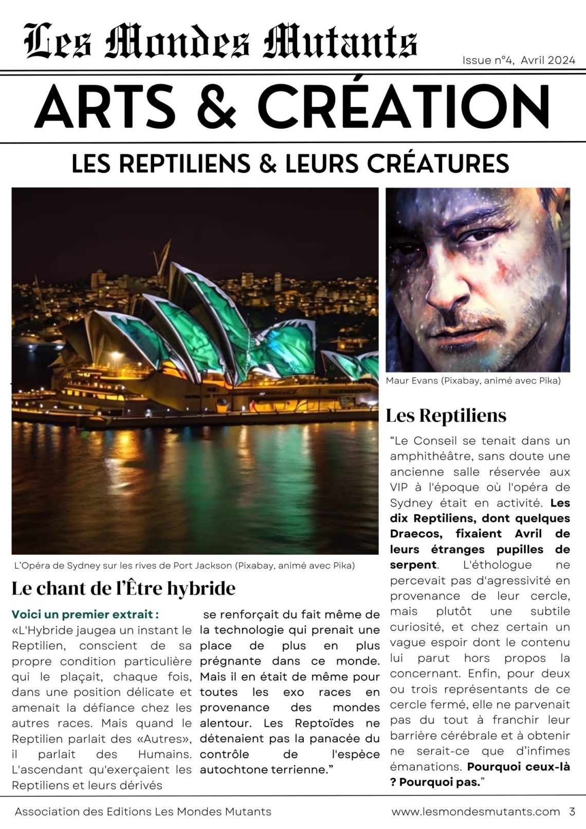La Gazette Les Mondes Mutants, avril 2024
