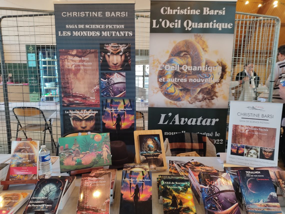 l'auteure christine barsi au salon du livre de neuilly sur marne le samedi 15 novembre 2025