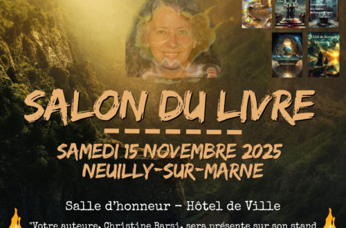 l'auteure de science-fiction christine barsi dedicacera ses romans sur le salon du livre de neuilly sur marne le samedi 15 novembre 2025