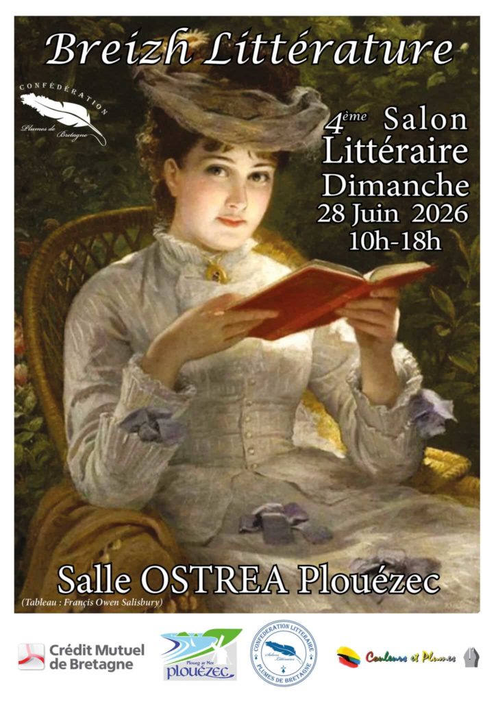l'auteure christine barsi sur le salon du livre de plouezec en cotes d'armor le 28 juin 2026