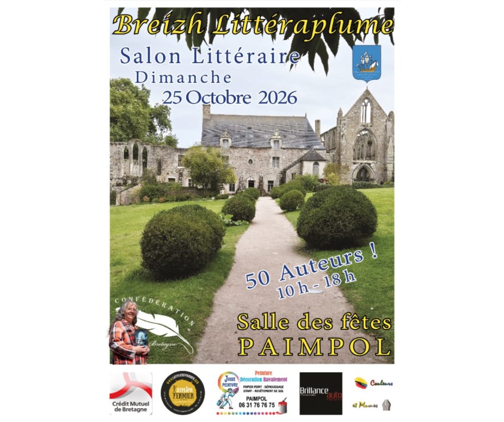 salon du livre de paimpol le 25 octobre 2026