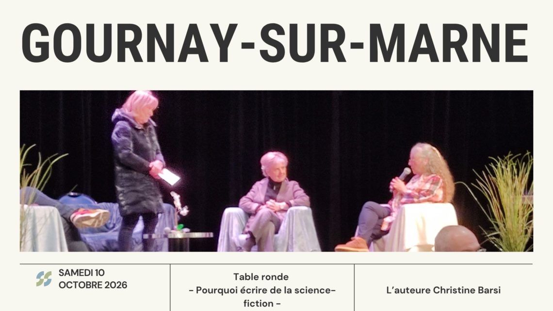 Table ronde lors du salon du livre de gournay-sur-marne le 10 octobre 2026
