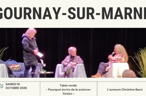Table ronde lors du salon du livre de gournay-sur-marne le 10 octobre 2026