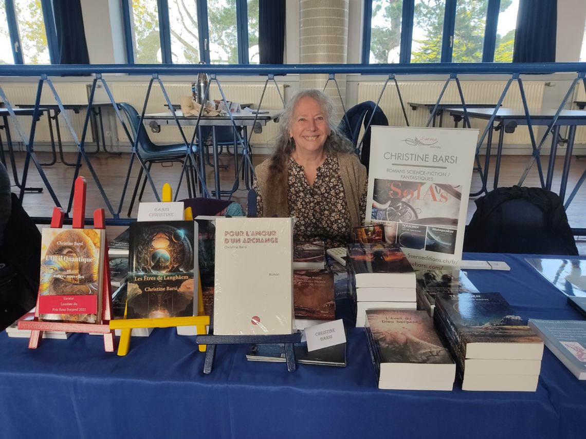 L'auteure christine barsi sur le salon du livre de paimpol ce dimanche 25 octobre 2026